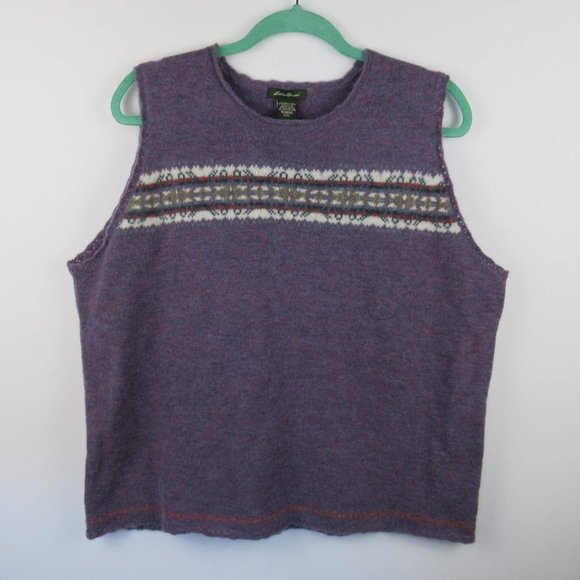 Eddie Bauer Sweaters - Eddie Bauer Merino Wool Blend Sweater Vest sz XXL